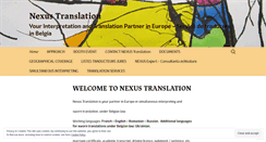 Desktop Screenshot of european-nexus.org
